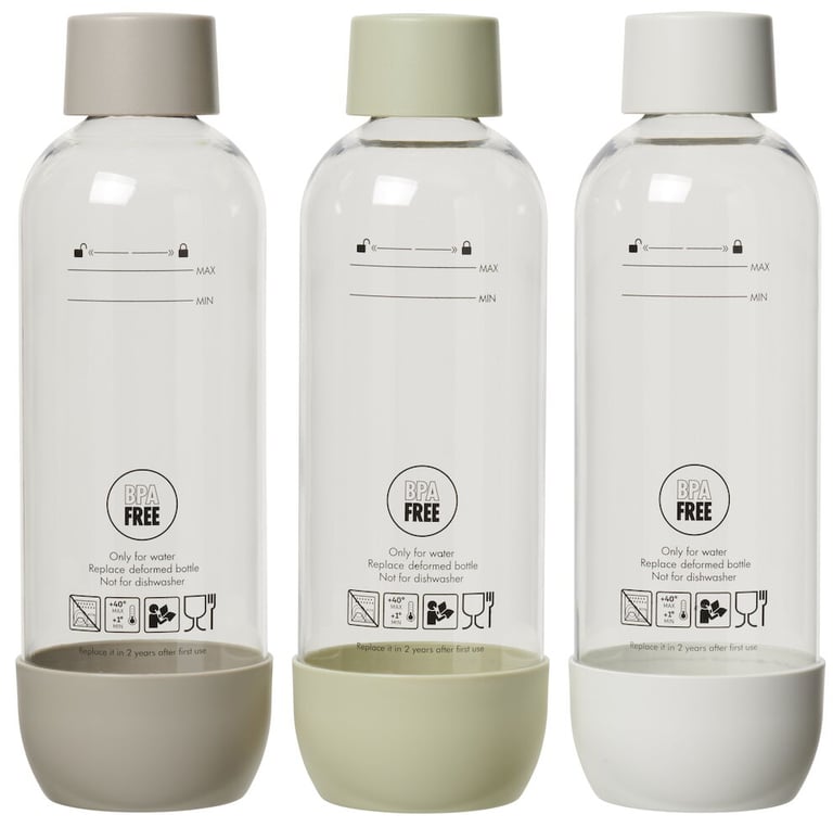 PET-Flasche 1 Liter Verschiedene Farben