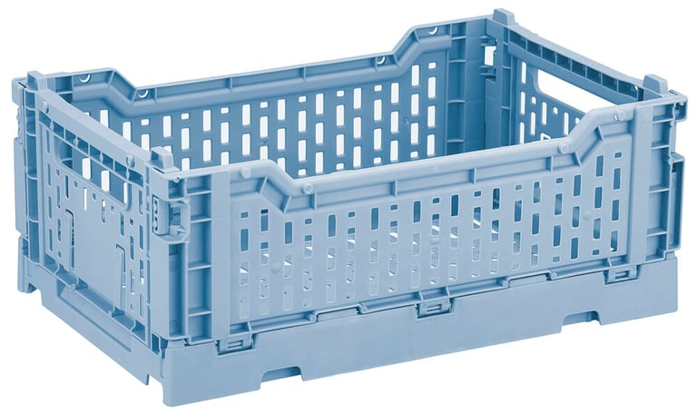 Klappbox 27x17x10,5 cm Verschiedene Farben Plastik