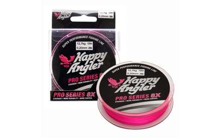 Kuitusiima Happy Angler Pro Series 8X Pink