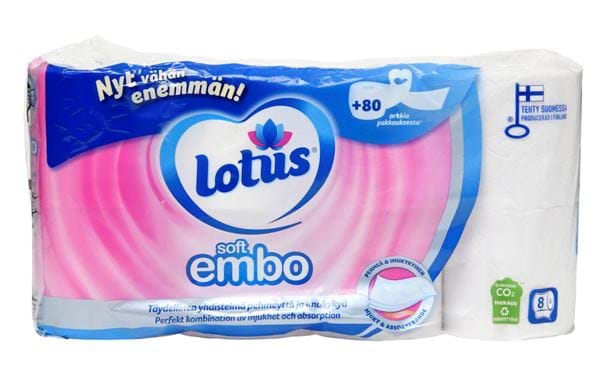 WC-paperi Lotus Soft Embo
