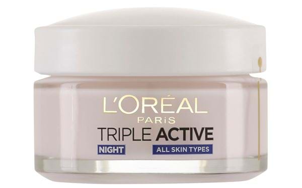 Nattkrem L'Oréal triple active