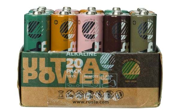 Batteri, alkalisk Colorful