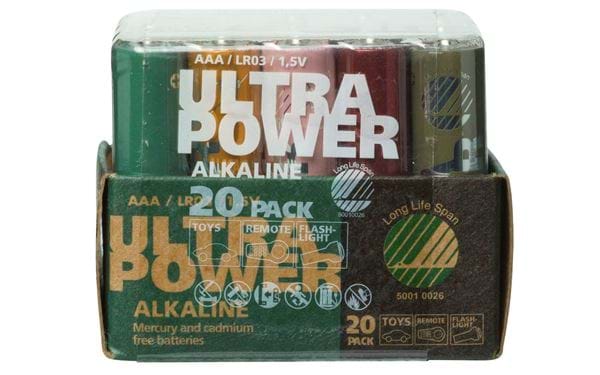 Batterie, alkalisch Colorful