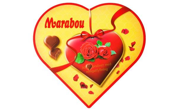 Suklaa Marabou Hearts