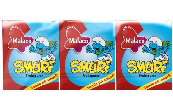 Tablettask Malaco Smurf