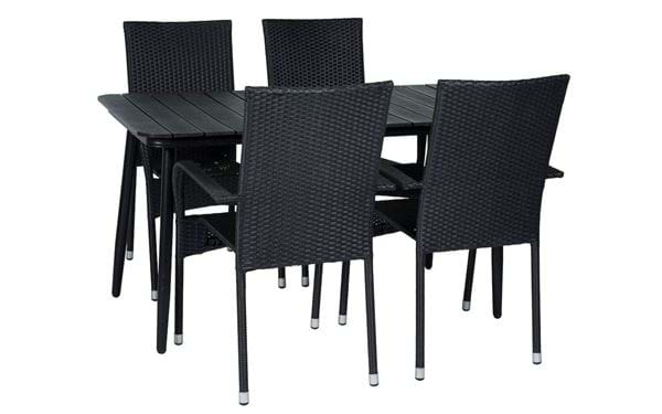 Tisch Neapel + 4 Stühle Milano