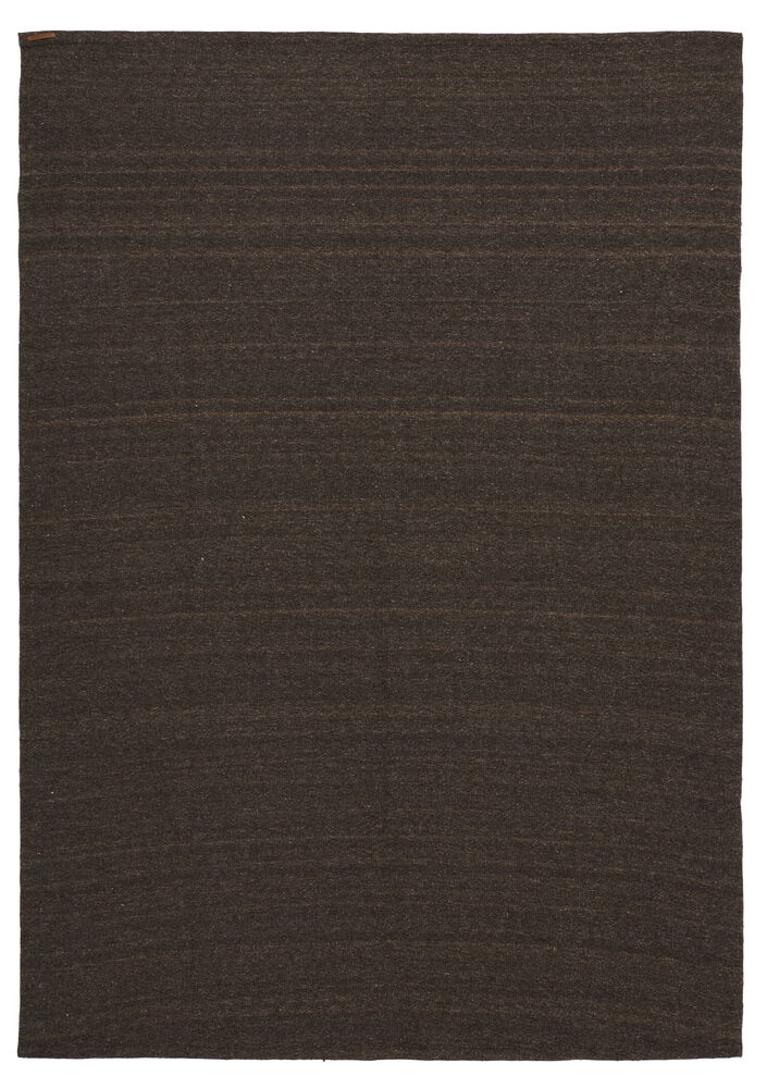 Matta Elsaform Liz 200x290 cm Mörkbrun Ull