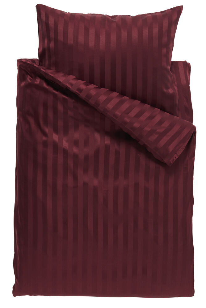 Påslakanset Satin 150x200 cm Old burgundy Polyester