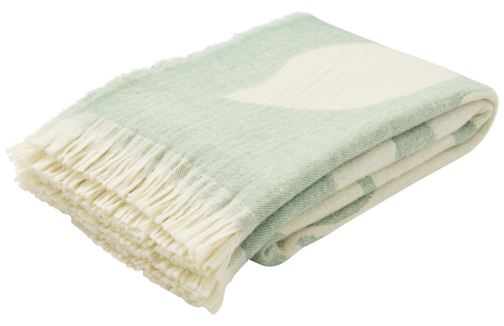 Pläd Elsaform Wool Leaves