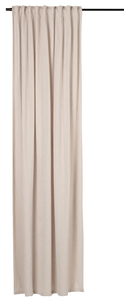 Gardinlängd Vintage 135x250 cm Sand Polyestersammet 1-pack