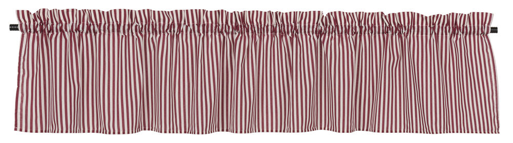 Gardinkappa Sundborn 250x45 cm Röd Polyester