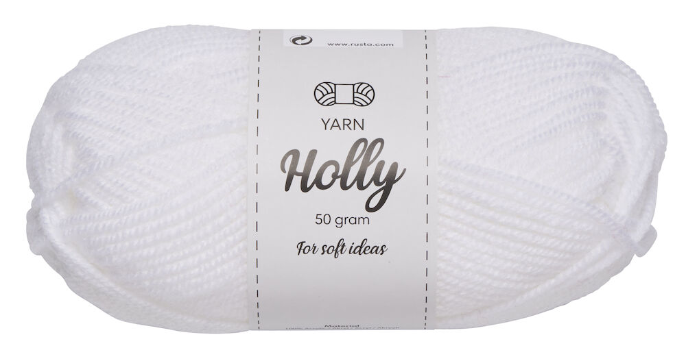 Garn Holly 50 g Vit
