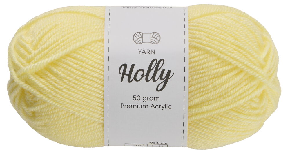 Garn Holly 50 g Gul