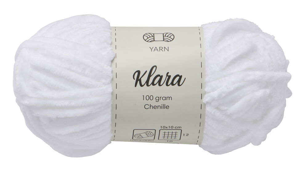 Garn Klara 100 g Vit