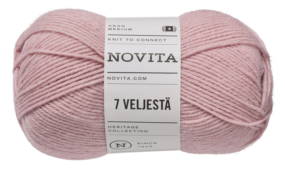 Garn Novita 7 Brothers 100 g Rosa
