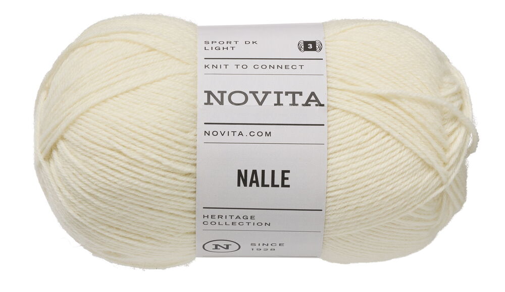 Garn Novita Nalle 100 g Off-white