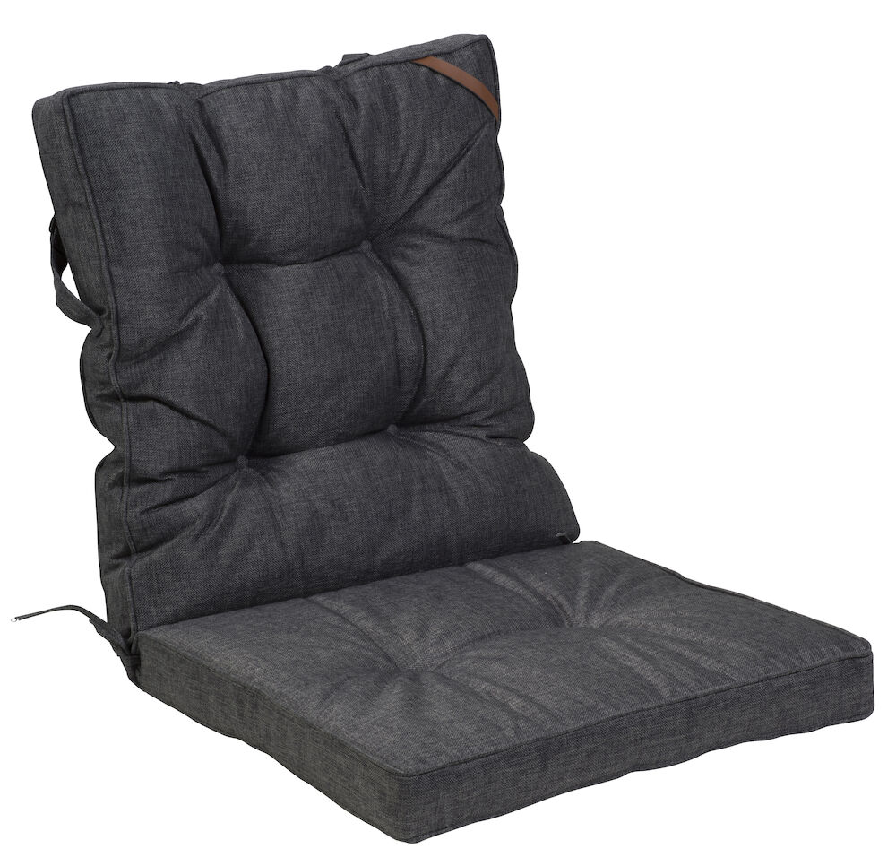 Dyna Hampton 103x50x7 cm Svart 100% polyester