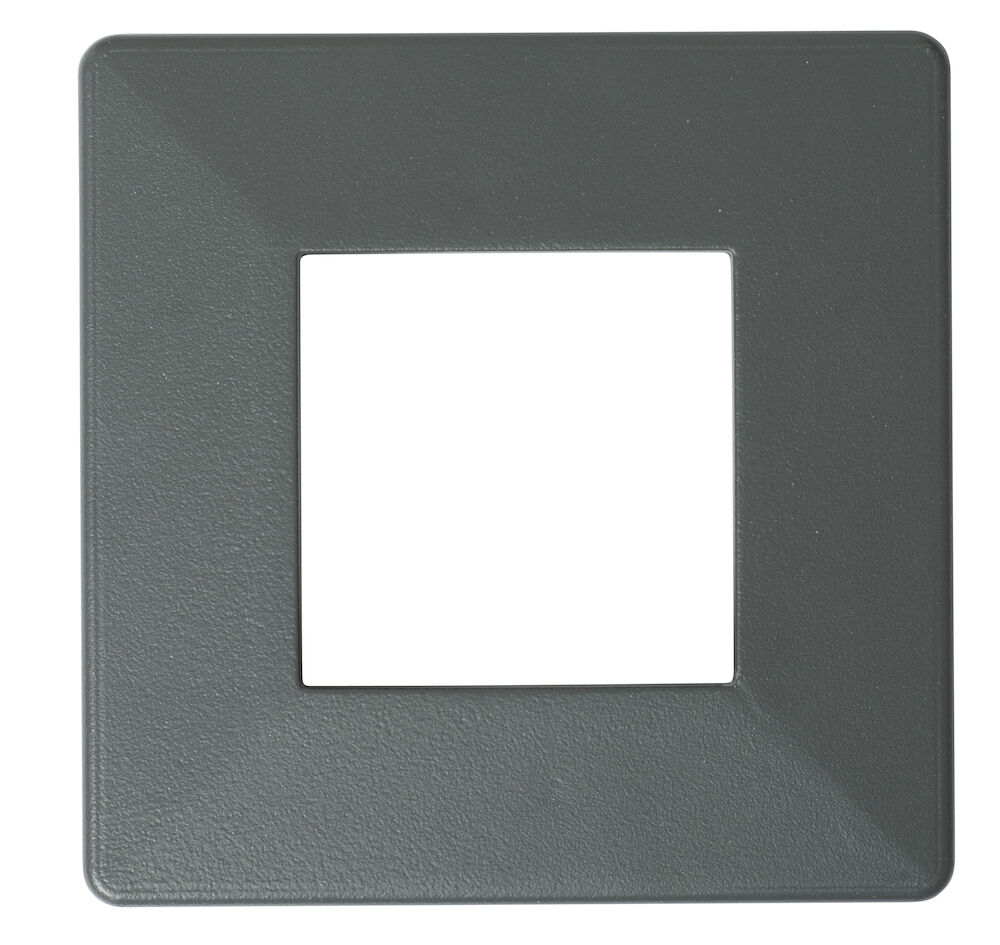 Stolpskydd 10,8x10,8 cm Grå Aluminium