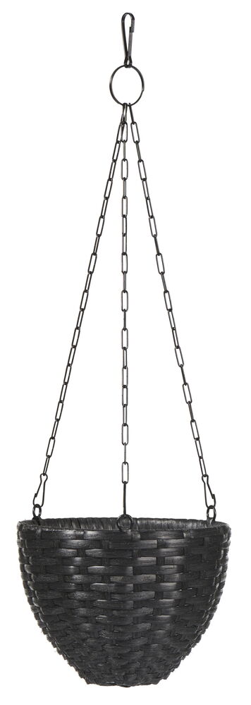Ampel Milano Ø20x15 cm Svart Konstrotting