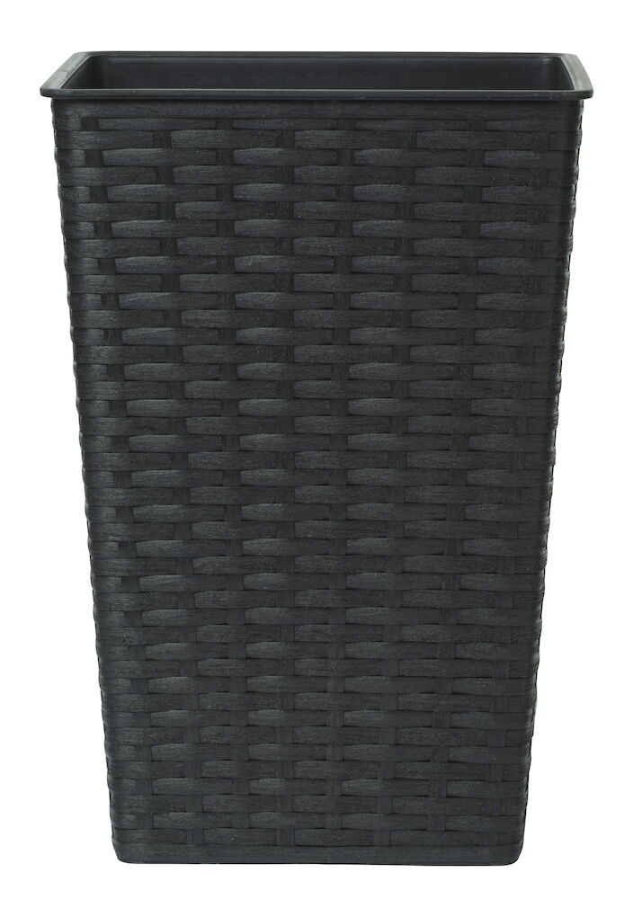 Kruka Milano 24x24x35 cm Svart Konstrotting