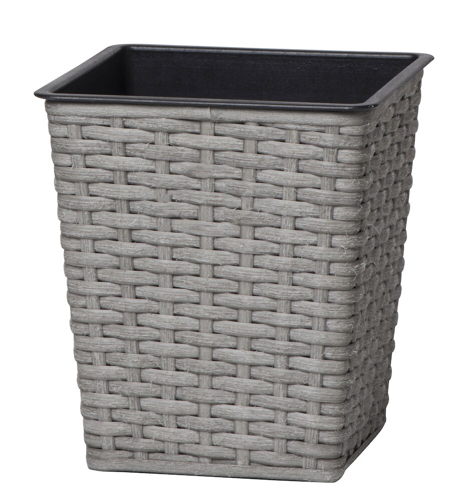 Kruka Milano 18x18x20 cm Grå Konstrotting