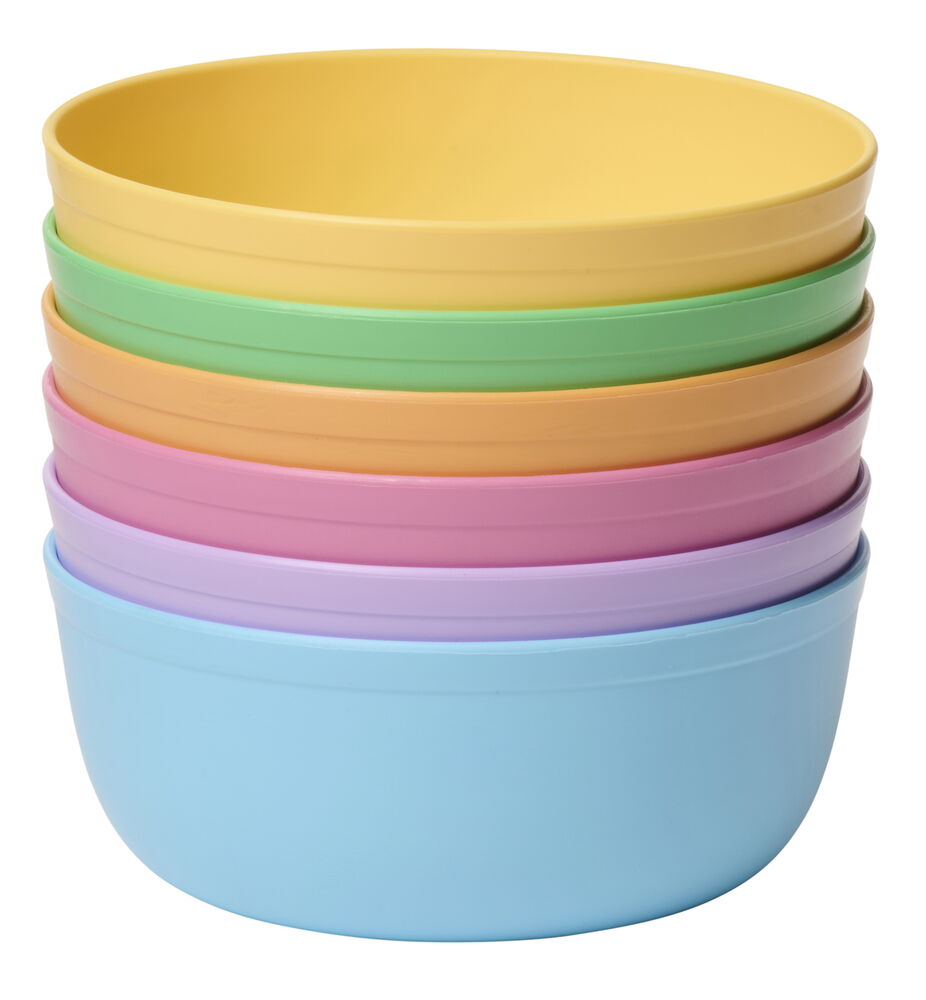 Skål Picnic 6-pack Blandade färger PP-plast