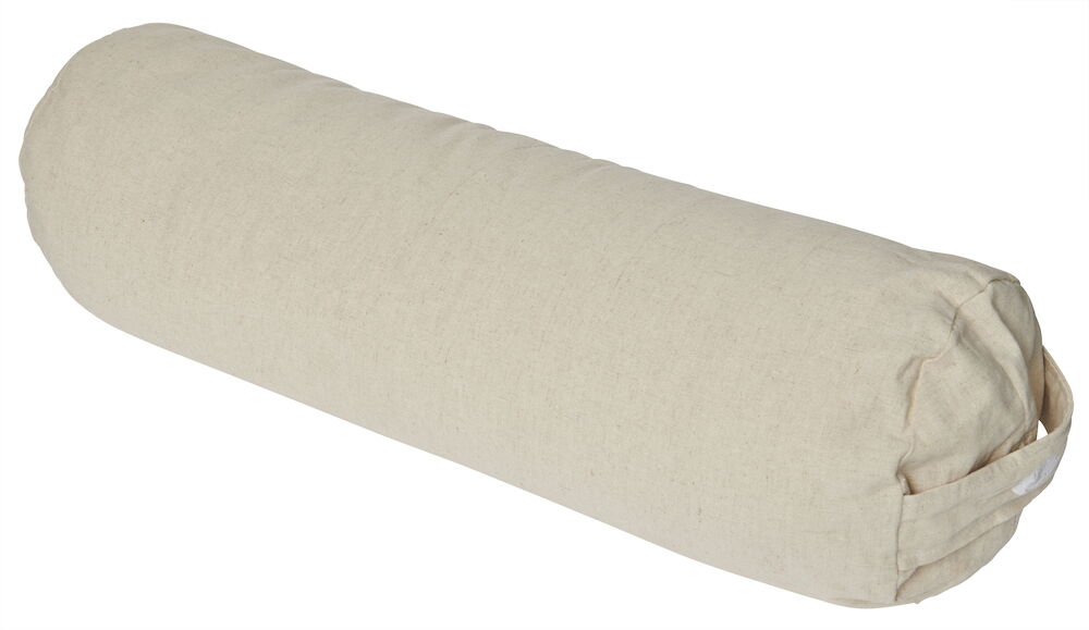 Yogabolster 59x20 cm Bomull / lin