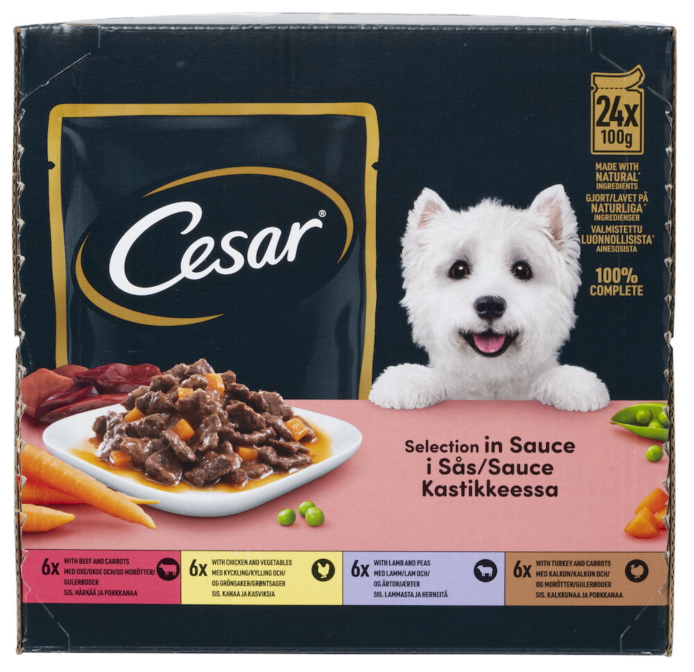 Våtfoder, hund Cesar