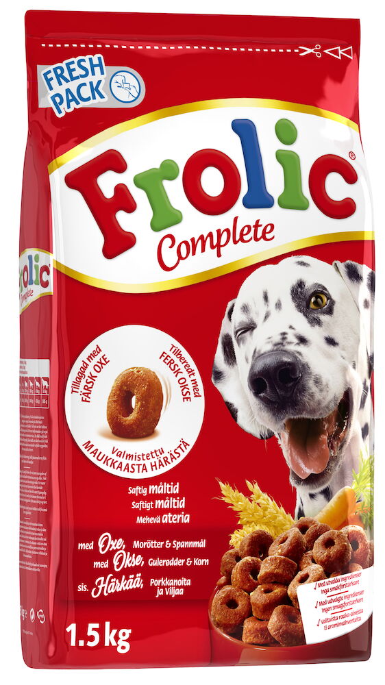 Torrfoder, hund Frolic