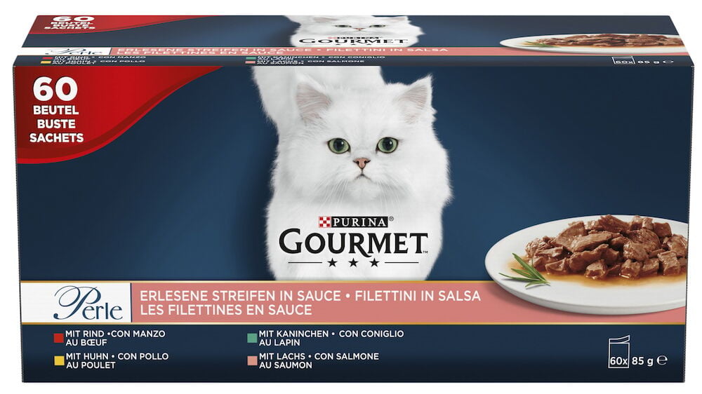 Våtfôr, katt Gourmet Perle