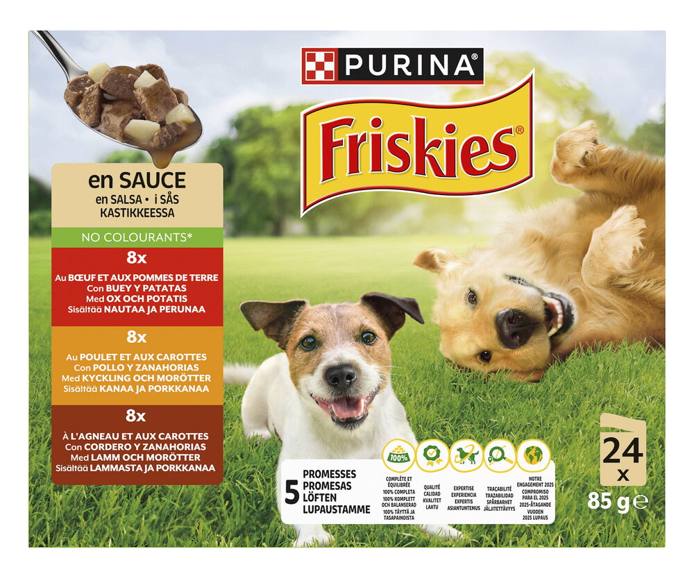 Våtfôr, hund Friskies