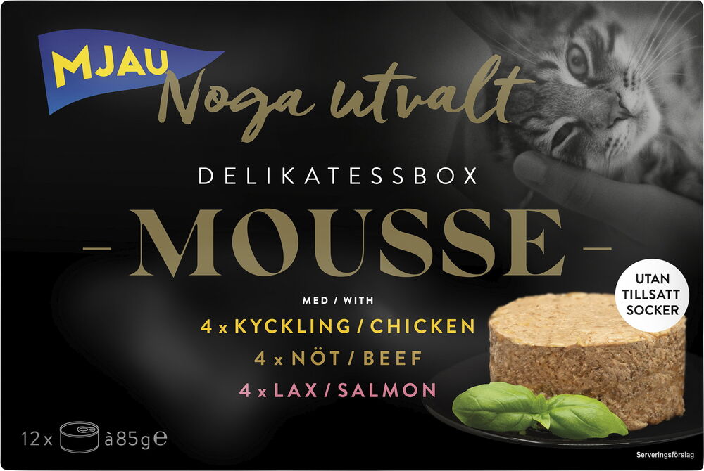 Våtfoder, katt Mjau