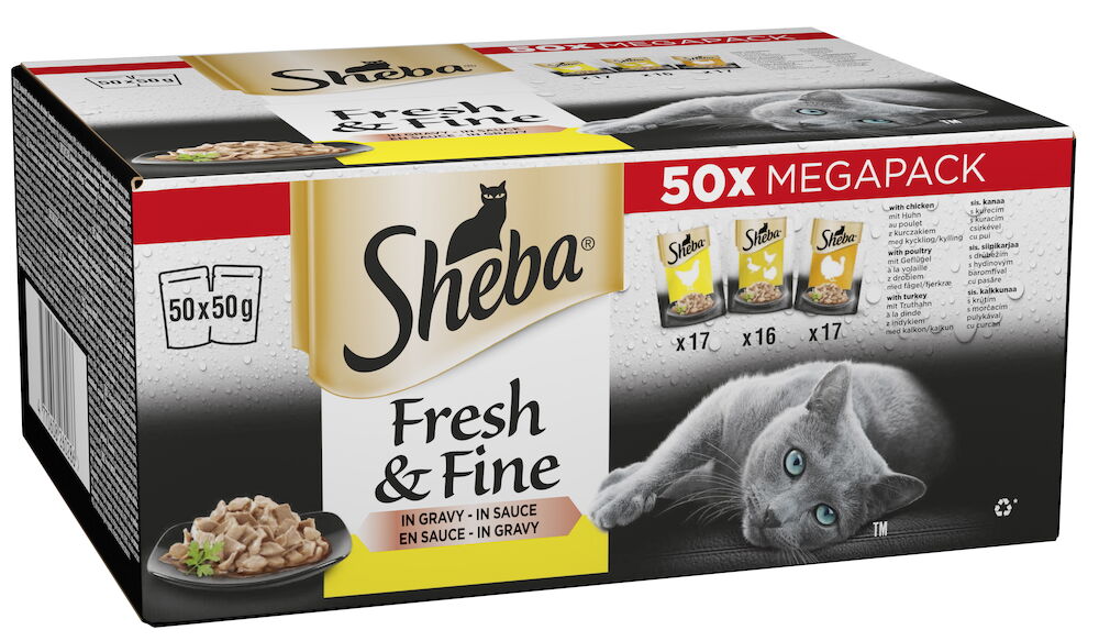 Våtfoder, katt Sheba Fresh & Fine