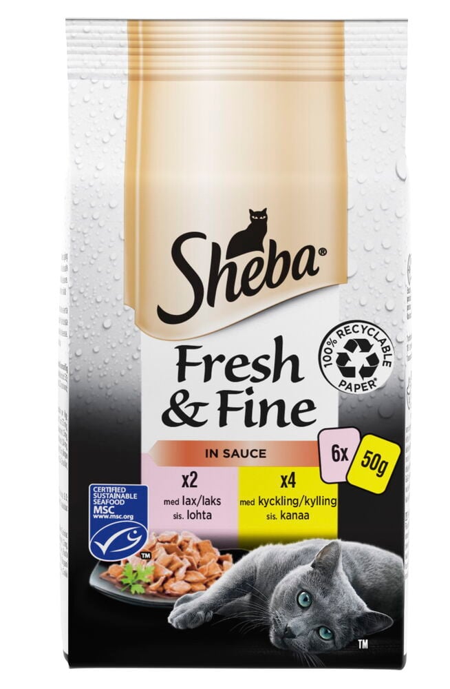 Våtfôr, katt Sheba Fresh & Fine