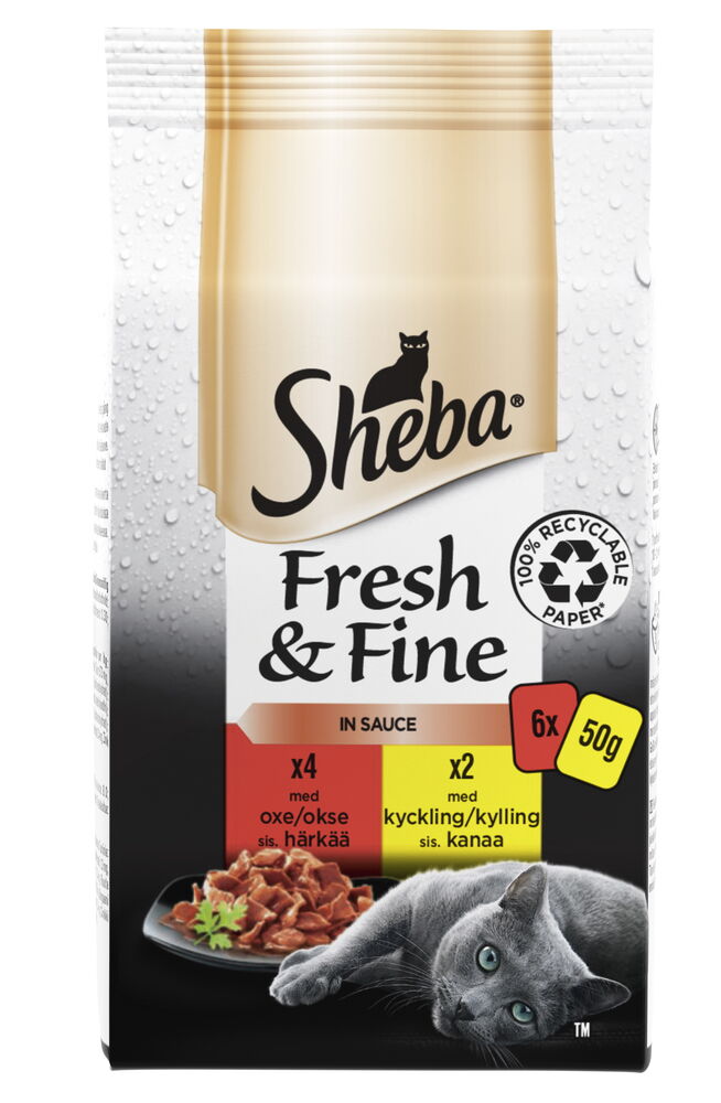 Våtfoder, katt Sheba Fresh & Fine