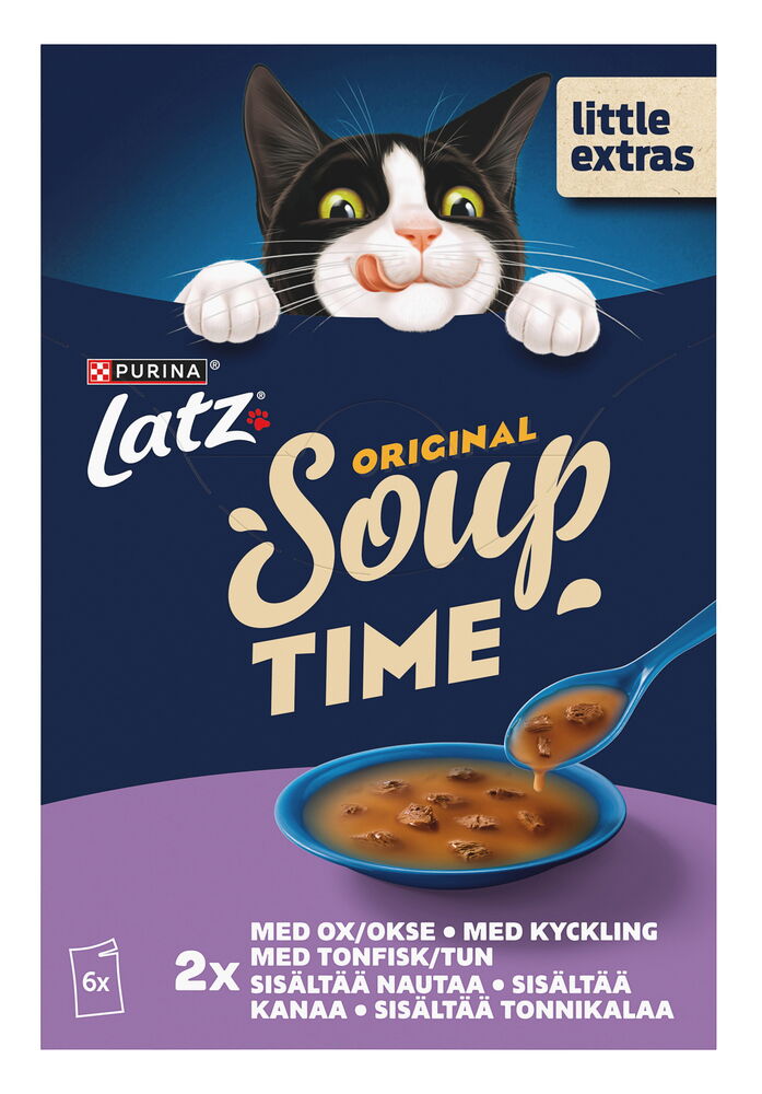 Våtfoder, katt Latz Soup