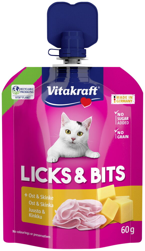 Kattgodis Vitakraft Licks & Bits
