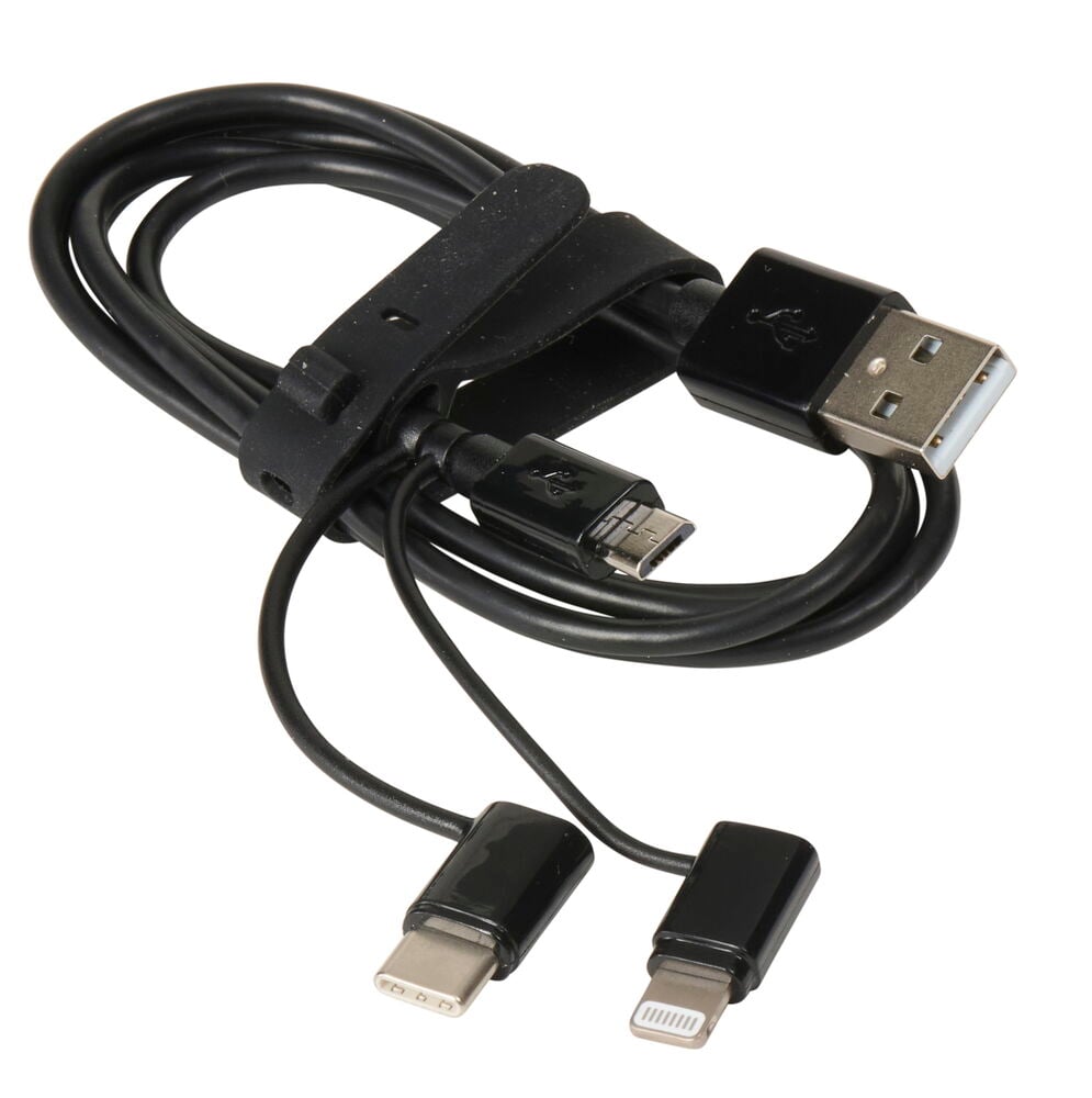 3-i-1 ladekabel