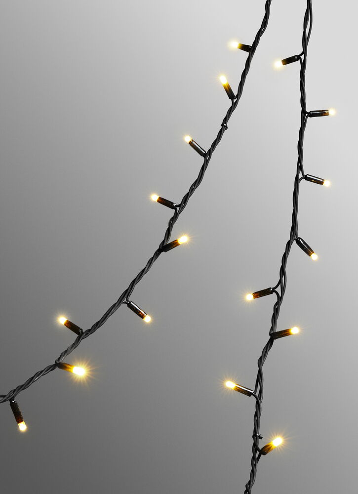 System LED Lichterkette Für Außenbereich – 10 Birnen, Warmweiß, 5 M, IP44, Erweiterbar