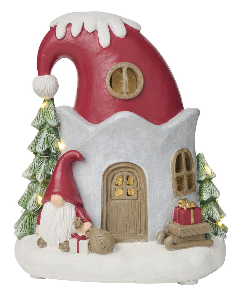 Dekorationsbelysning Santa hat house