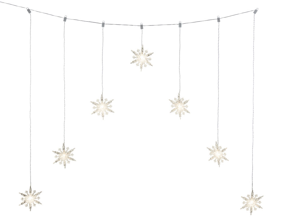 Ljusgardin Snowflake