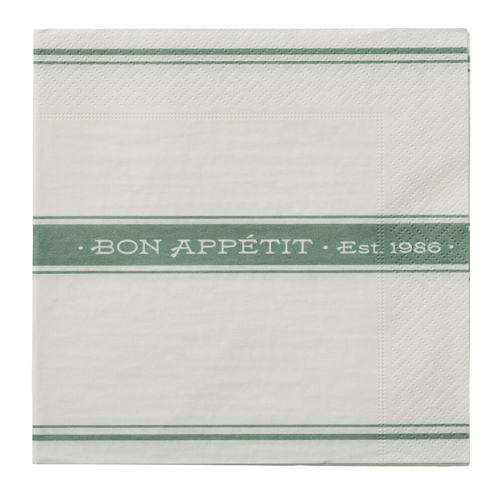 Servetter 20-pack Bon appetit Grön