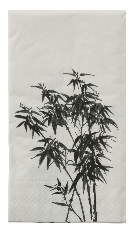 Servetter 15-pack Bamboo Black