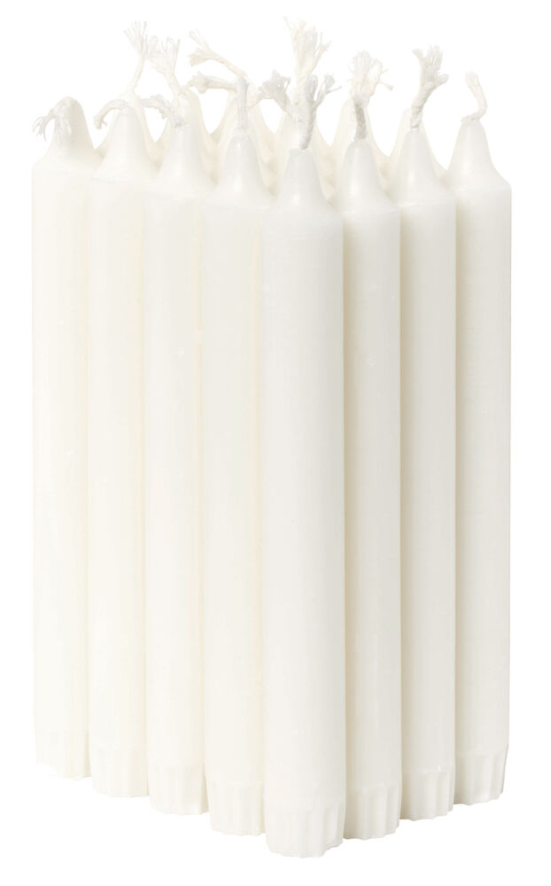 Kronljus 20-pack Vit 100% stearin