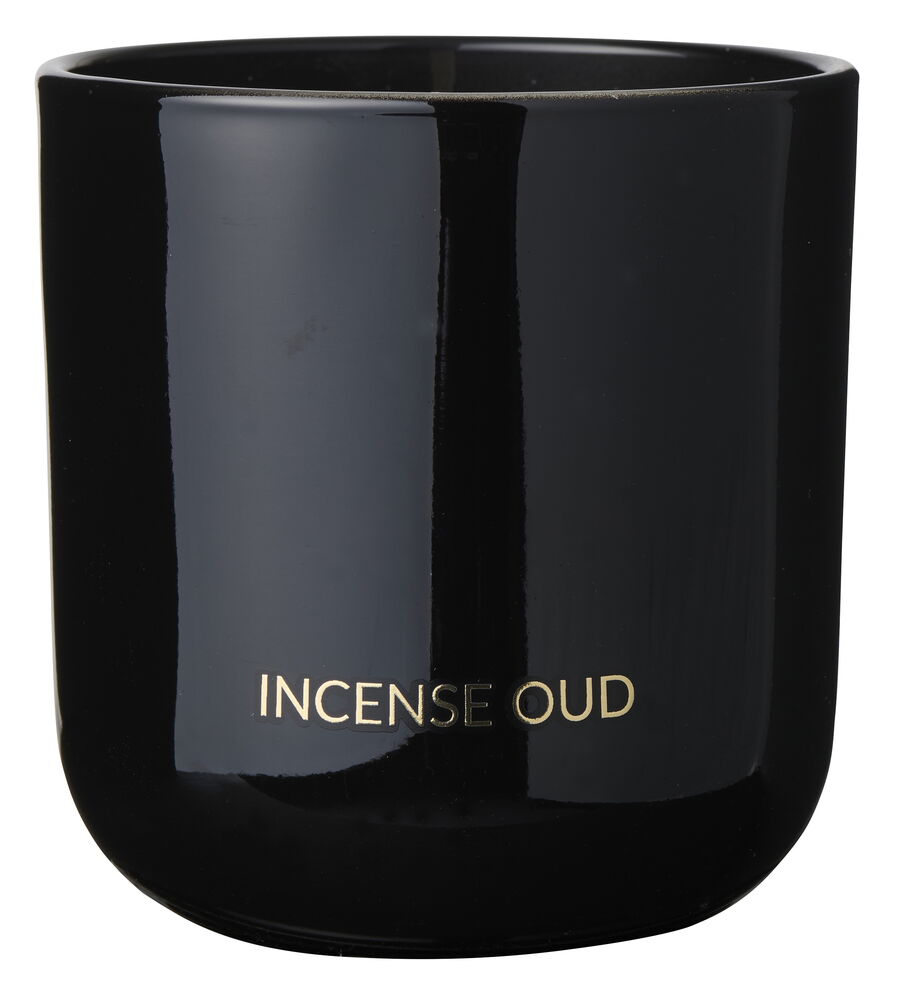Doftljus Suki 8x8,5 cm Glas Incense Oud
