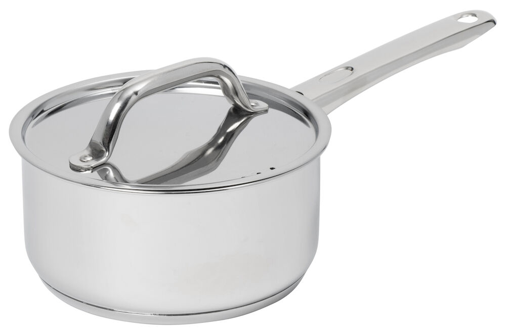 Kastrull med lock 1,5 liter Rostfritt stål Med lock