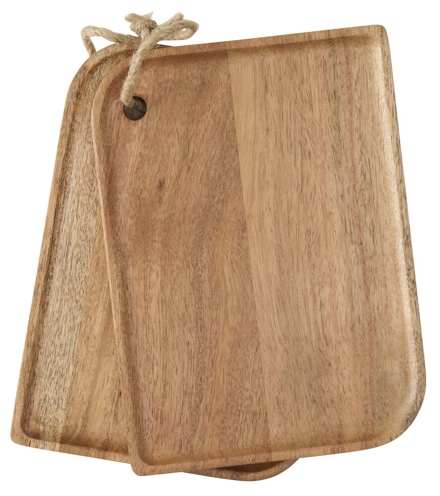 Serveringsbräda 2-pack Akacia
