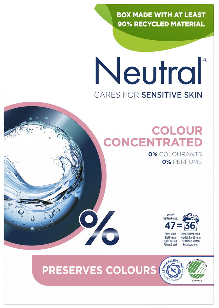 Vaskepulver Neutral