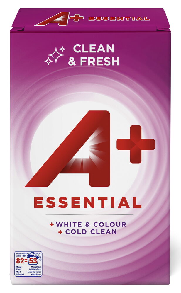 Tvättmedel, pulver A+ Essential