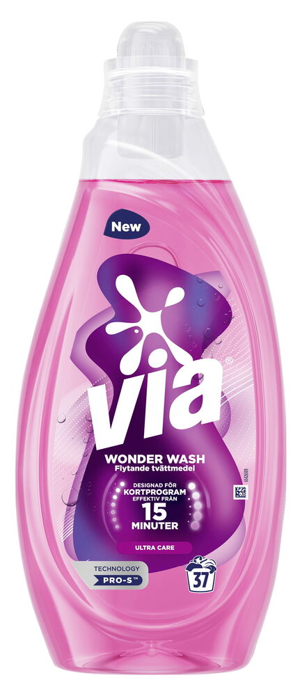 Tvättmedel, flytande Via Wonder Wash